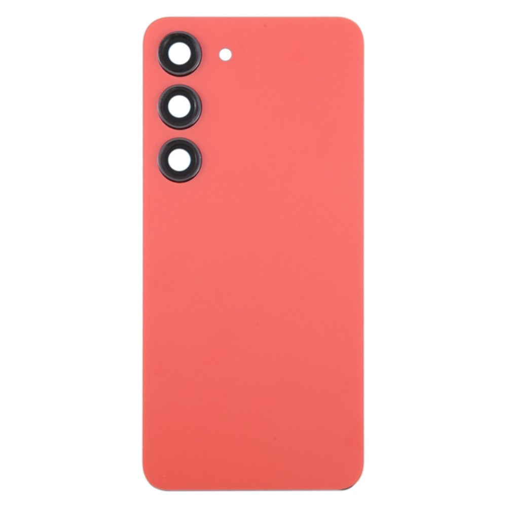 Battery Cover Back Cover + Rear Camera Lens Samsung Galaxy S23 S911 Red