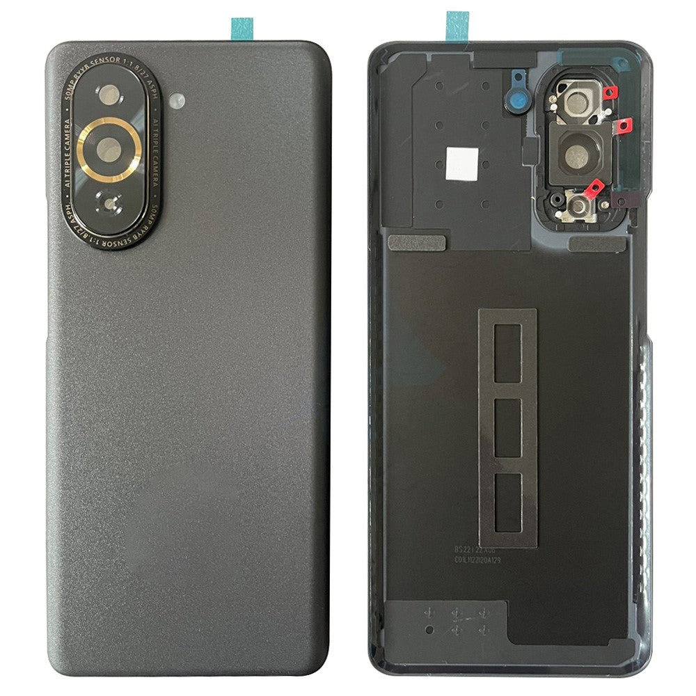 Cache Batterie Cache Arrière + Objectif Caméra Arrière Huawei Nova 10 Pro 4G Noir