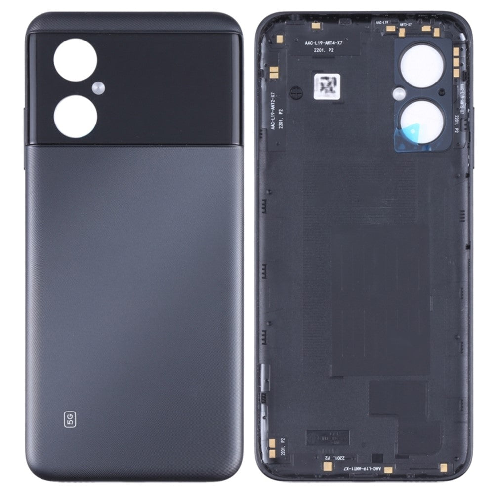 Tapa Bateria Back Cover Xiaomi Poco M4 5G / Poco M4 5G (India) / Redmi Note 11R 5G Negro