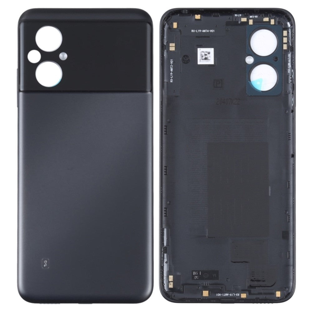 Cache Batterie Cache Arrière Xiaomi Poco M5 4G / Poco M5 (Inde) 4G Noir