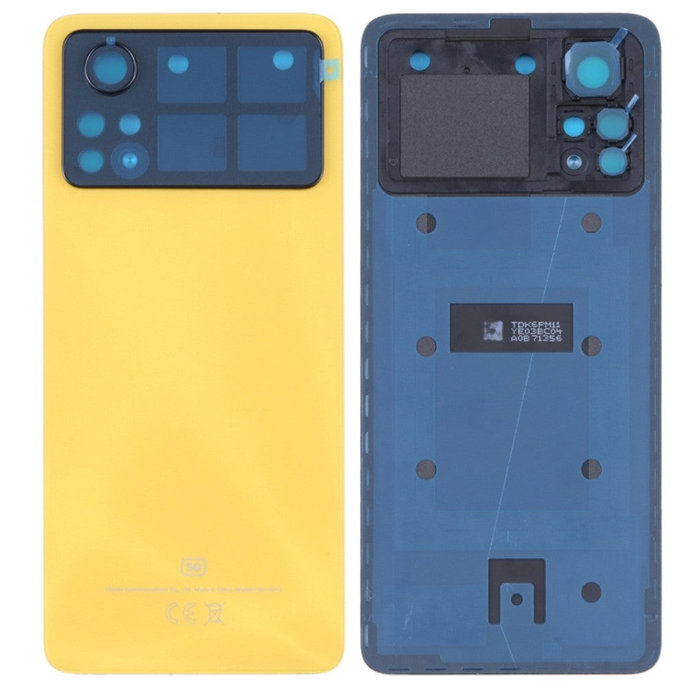 Tapa Bateria Back Cover Xiaomi Poco X4 Pro 5G Amarillo
