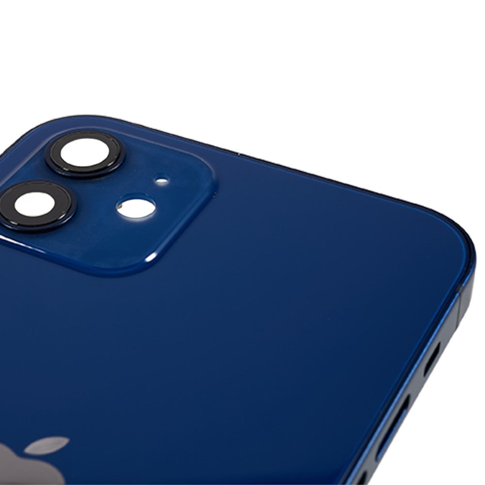 Carcasa Chasis Tapa Bateria (with CE Logo) iPhone 12 Azul