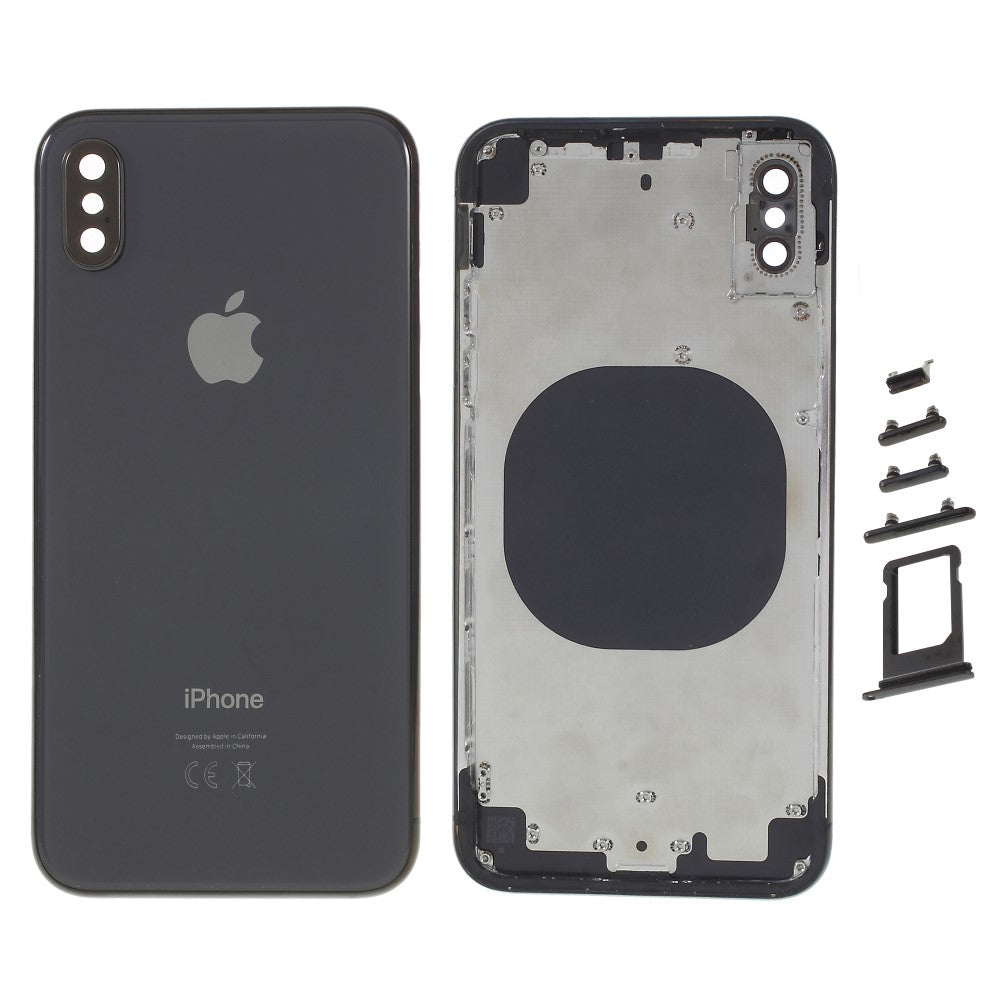 Chassis Housing Battery Cover (with CE Logo) iPhone X Black