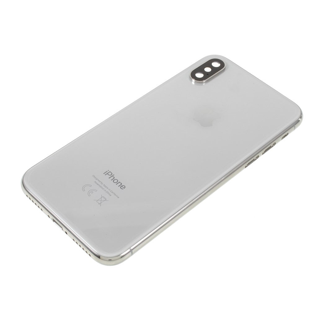 Chassis Housing Battery Cover (with CE Logo) iPhone X Silver