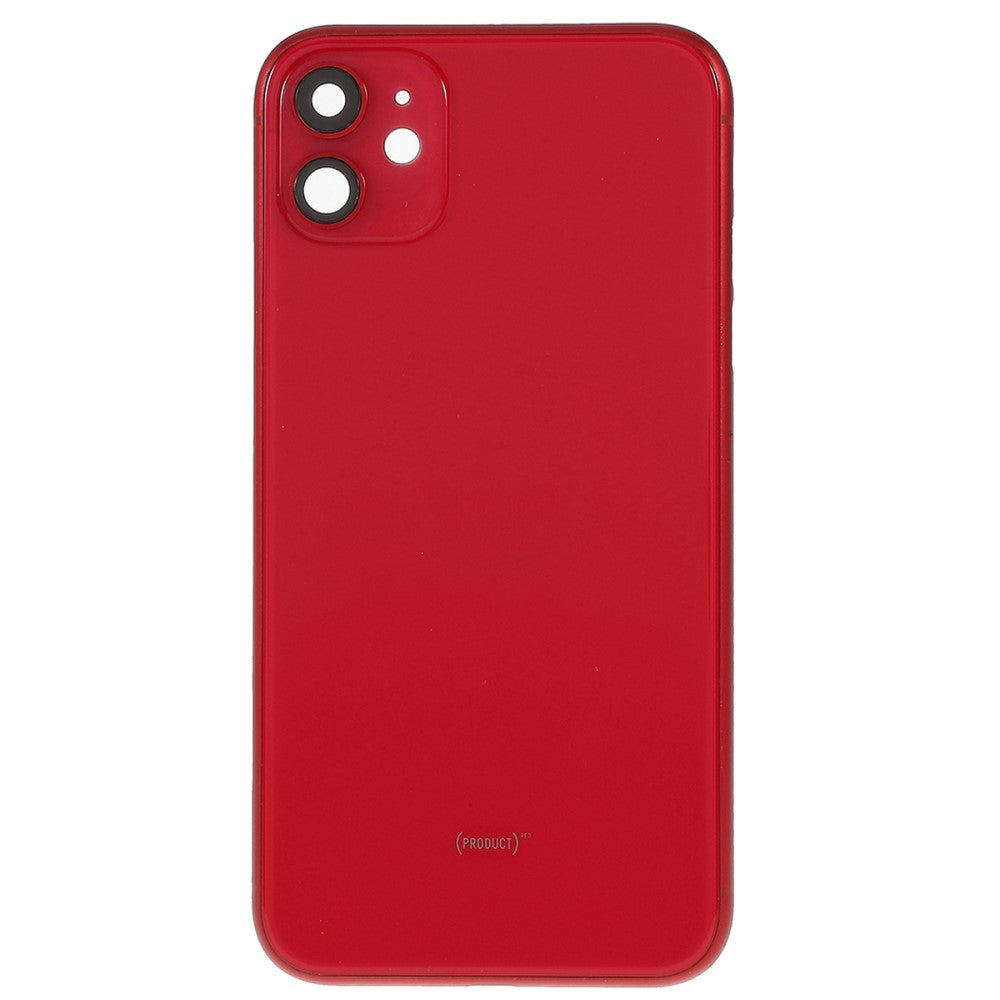 Carcasa Chasis Tapa Bateria (with CE Logo) iPhone 11 Rojo