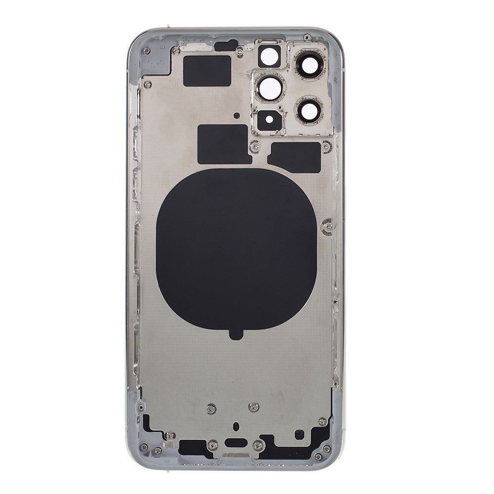 Cache batterie du boîtier de châssis (avec logo CE) iPhone 11 Pro Argent