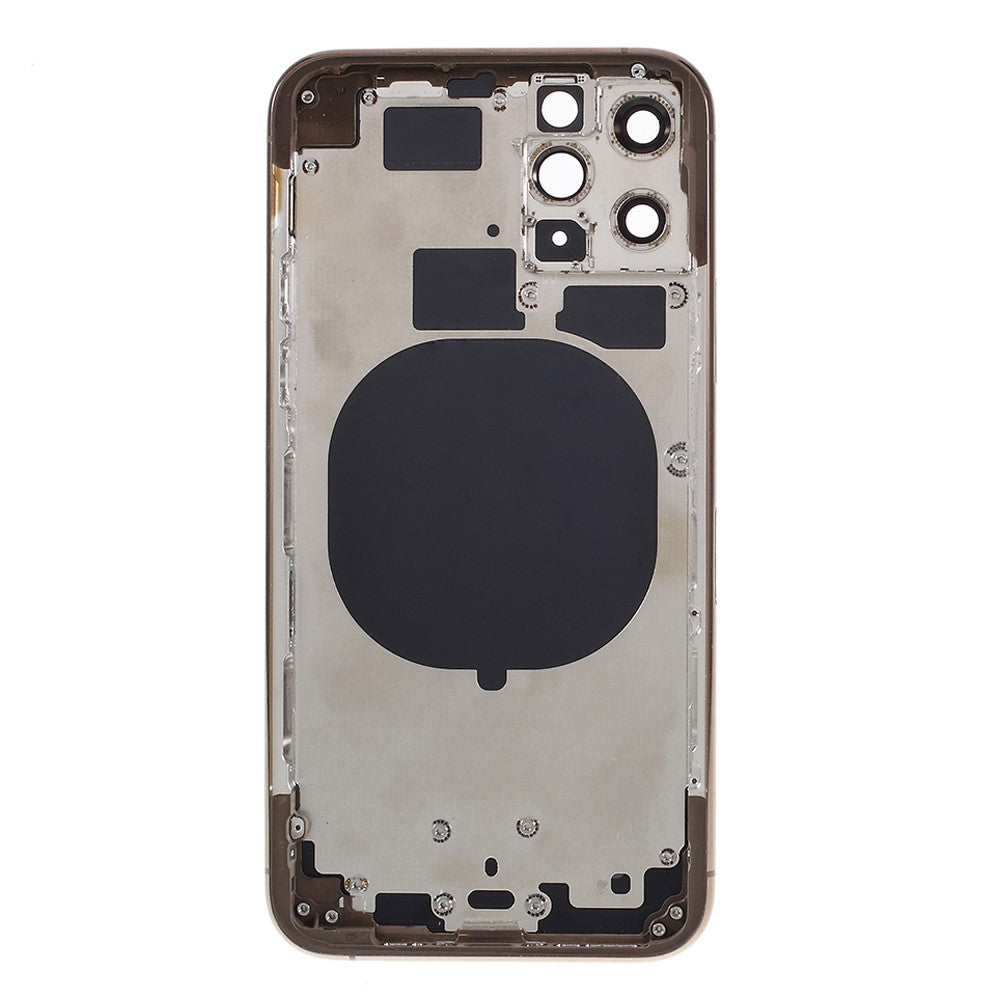 Cache batterie du boîtier de châssis (avec logo CE) iPhone 11 Pro Or