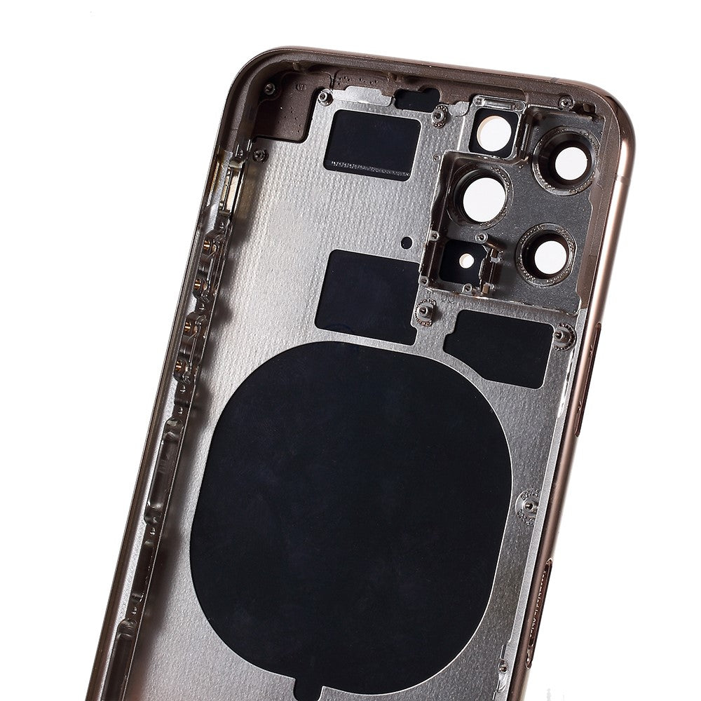 Cache batterie du boîtier de châssis (avec logo CE) iPhone 11 Pro Or
