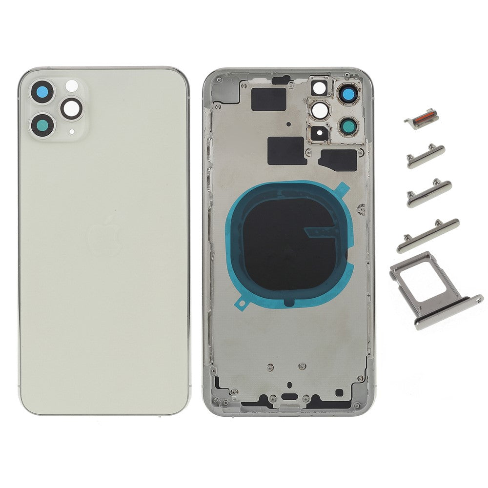 Châssis Boîtier Cache Batterie (avec Logo CE) iPhone 11 Pro Max Argent