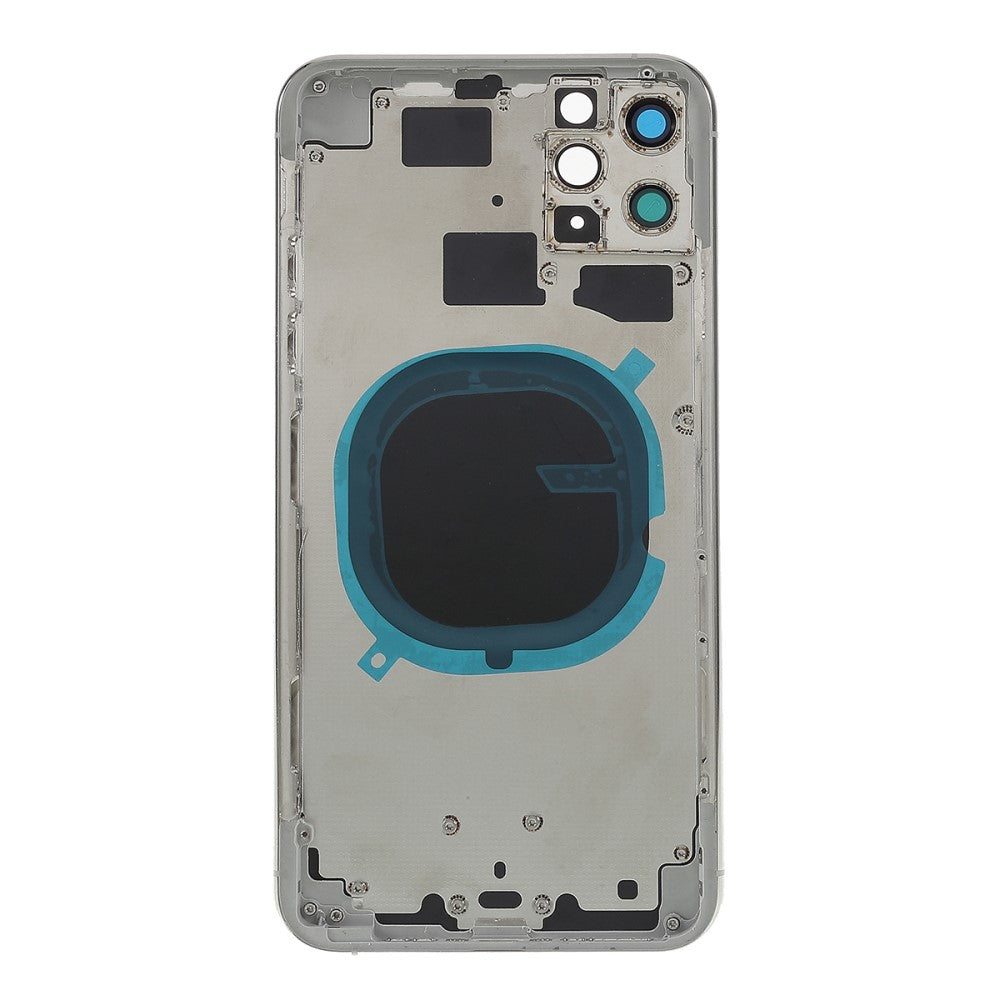 Carcasa Chasis Tapa Bateria (with CE Logo) iPhone 11 Pro Max Plata