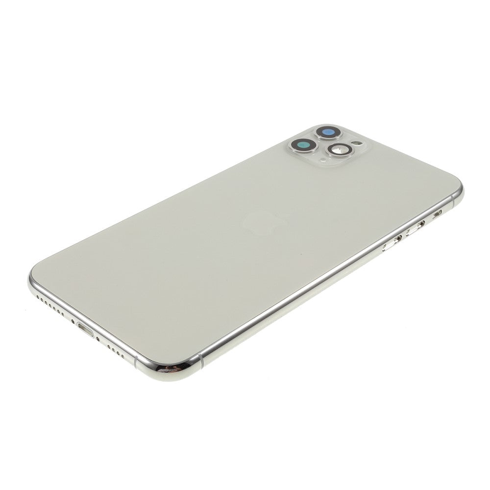 Carcasa Chasis Tapa Bateria (with CE Logo) iPhone 11 Pro Max Plata