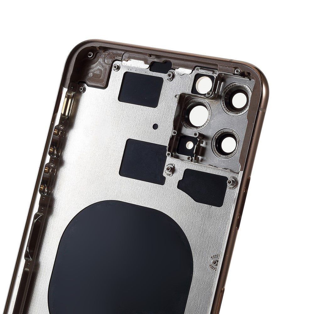 Cache batterie du boîtier de châssis (avec logo CE) iPhone 11 Pro Max Or