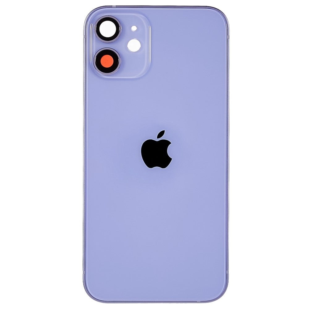 Cache batterie du boîtier de châssis (avec logo CE) iPhone 12 Mini Violet