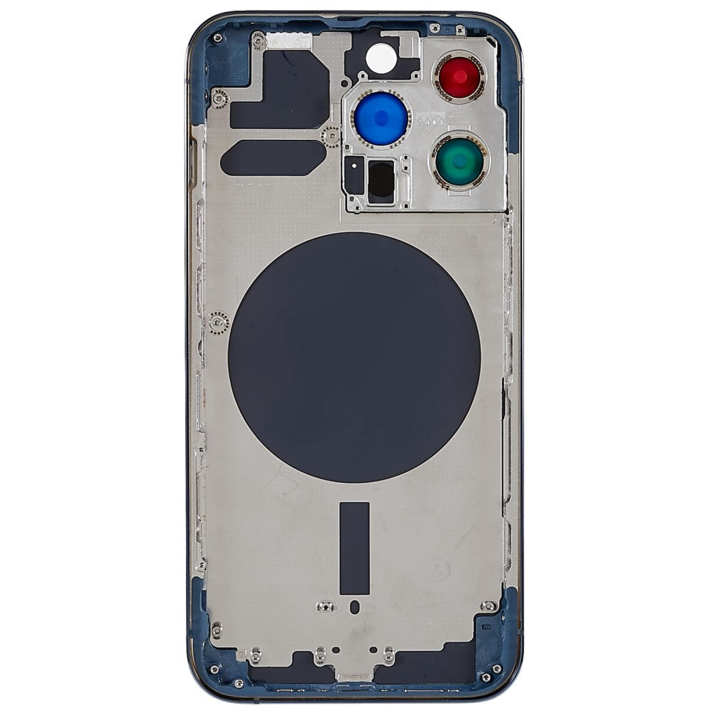 Carcasa Chasis Tapa Bateria iPhone 13 Pro Azul