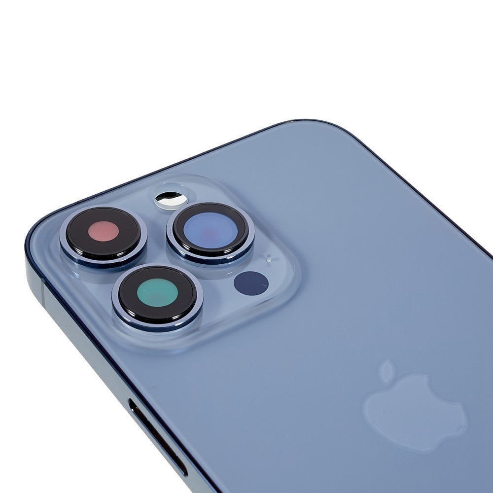 Carcasa Chasis Tapa Bateria iPhone 13 Pro Azul