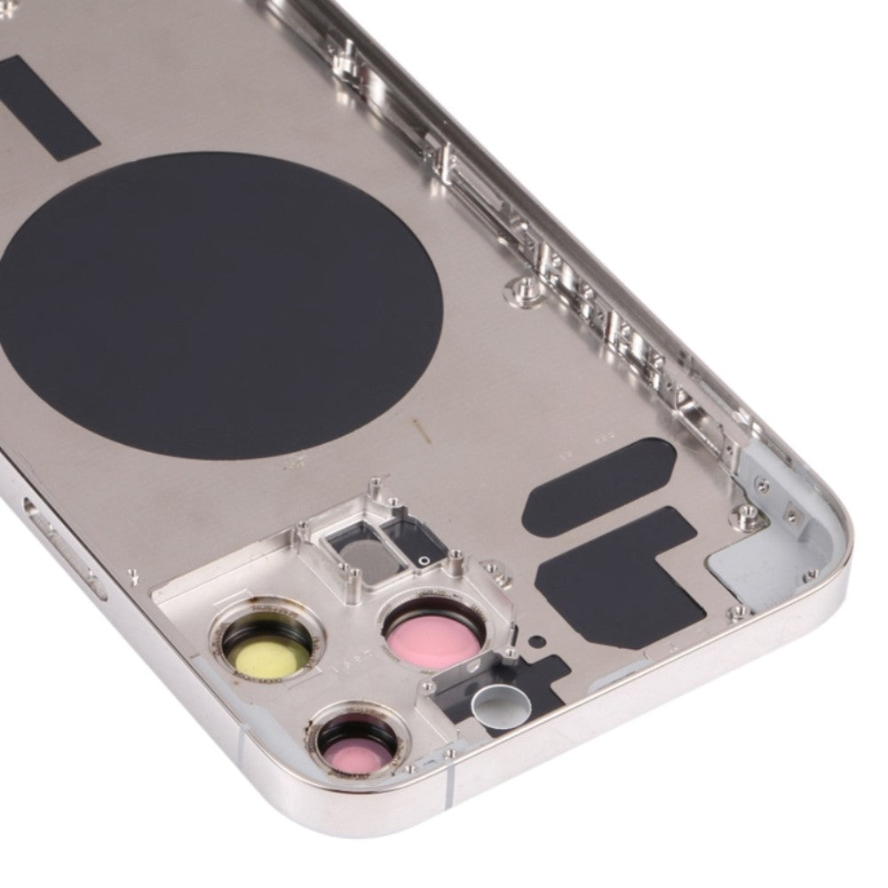 Carcasa Chasis Tapa Bateria iPhone 13 Pro Max Plata