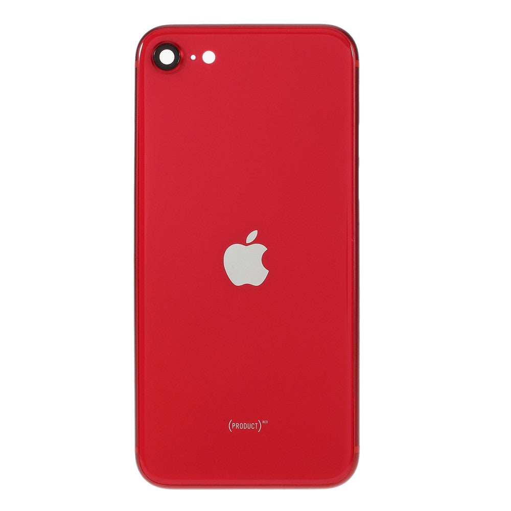 Carcasa Chasis Tapa Bateria iPhone SE (2022) Rojo