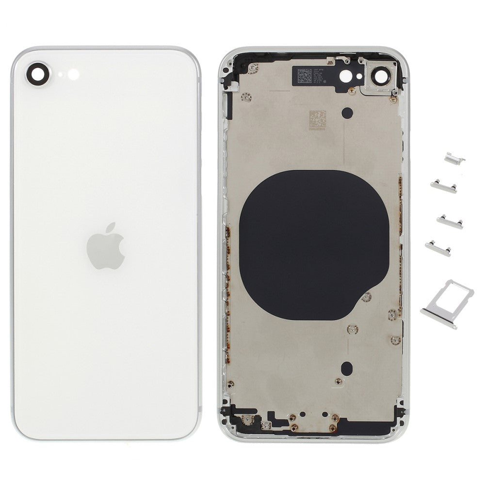 Carcasa Chasis Tapa Bateria iPhone SE (2022) Blanco