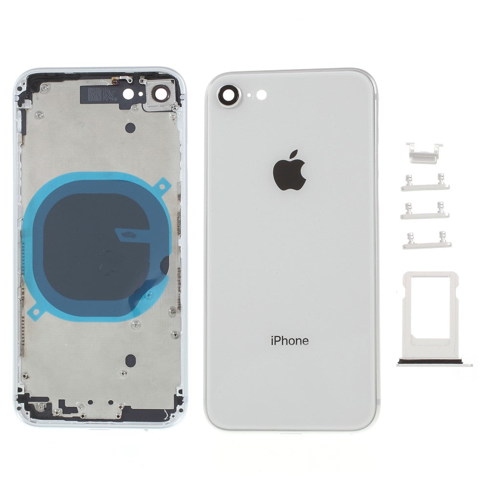 Chassis Cover Battery Cover iPhone 8 Argent