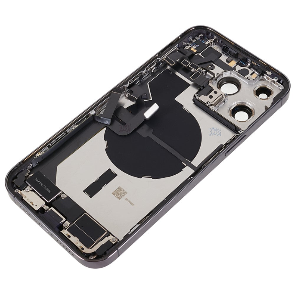 Carcasa Chasis Tapa Bateria + Piezas iPhone 14 Pro Max Morado
