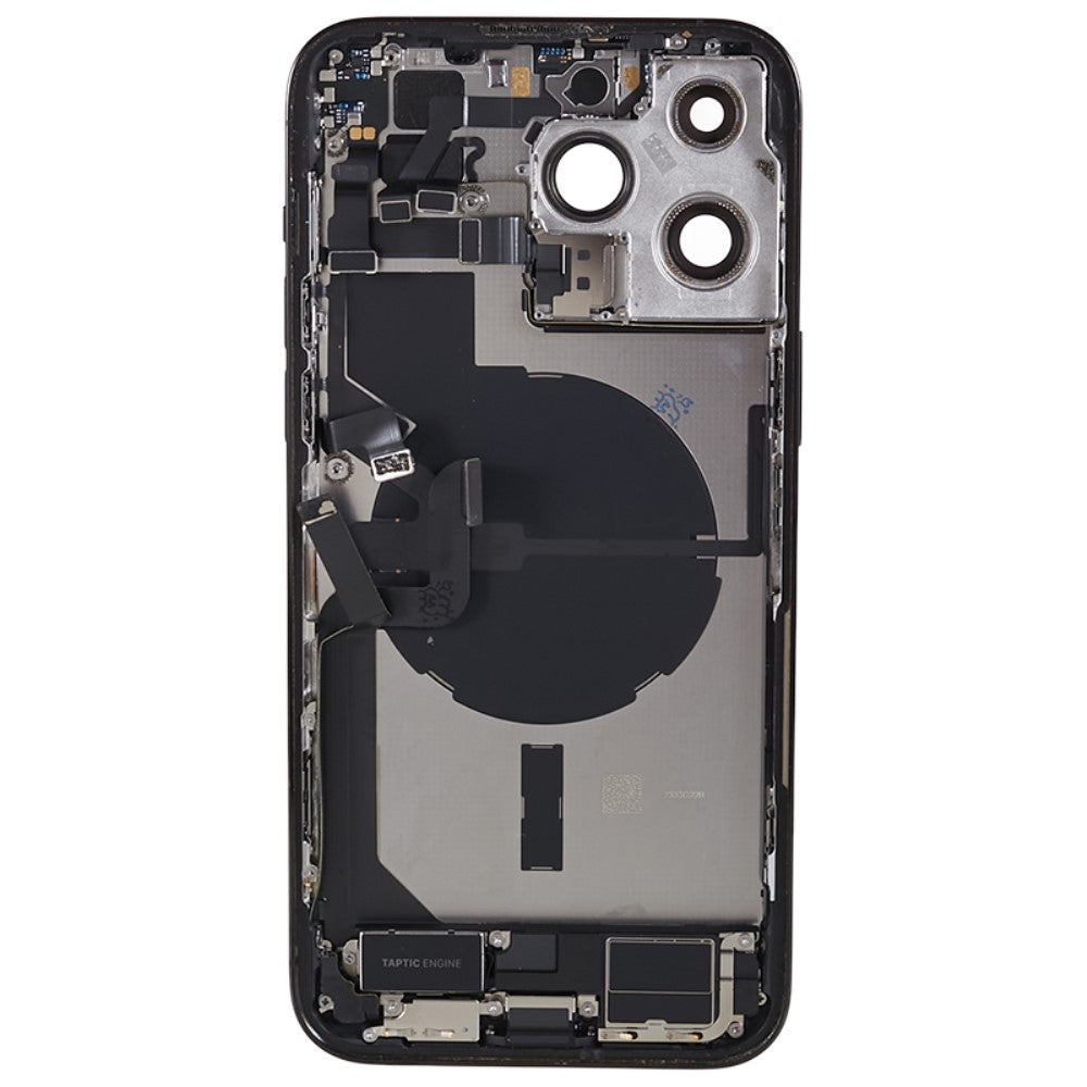 Carcasa Chasis Tapa Bateria + Piezas iPhone 14 Pro Max Negro