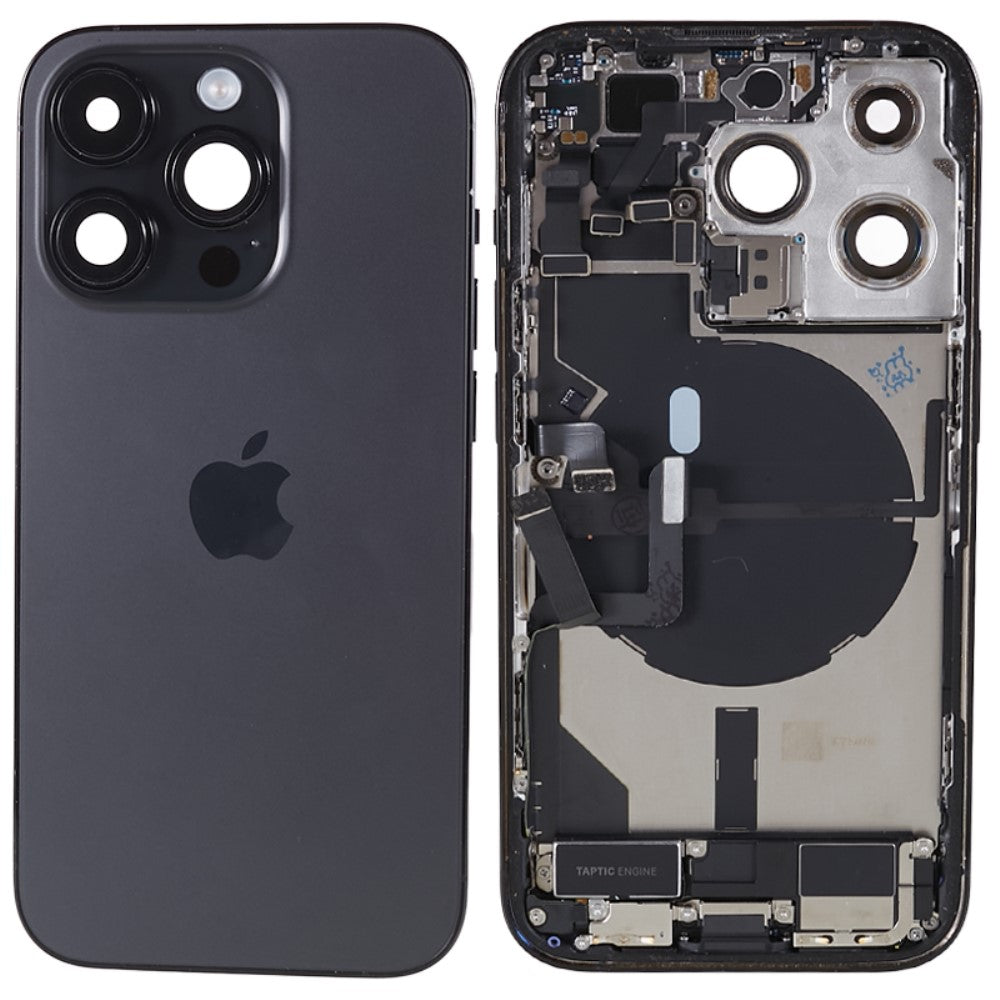 Chassis Housing Battery Cover + Parts iPhone 14 Pro Black