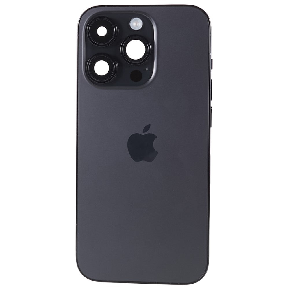 Carcasa Chasis Tapa Bateria + Piezas iPhone 14 Pro Negro