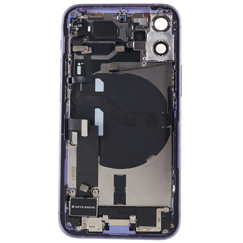 Carcasa Chasis Tapa Bateria + Piezas iPhone 12 Mini Morado