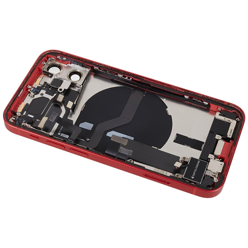 Chassis Housing Battery Cover + Parts iPhone 12 Mini Red
