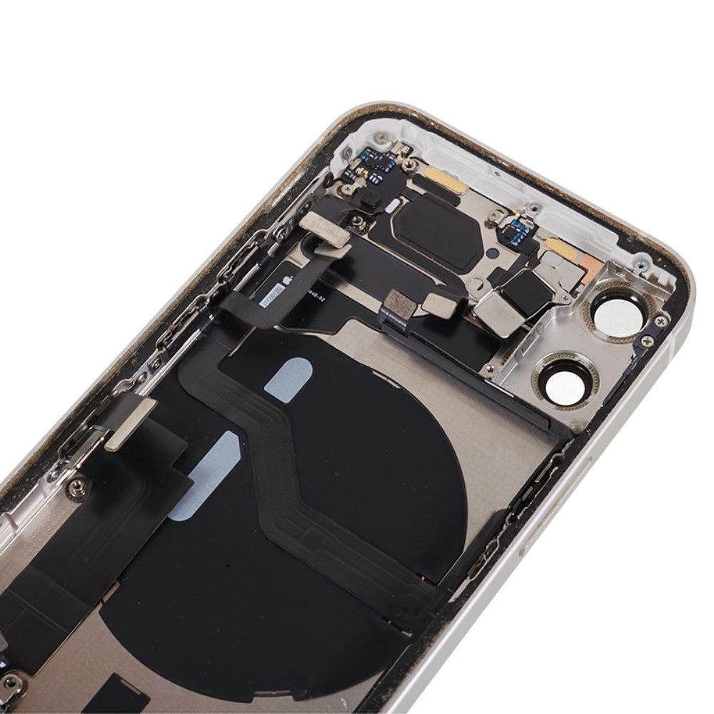 Carcasa Chasis Tapa Bateria + Piezas iPhone 12 Mini Blanco