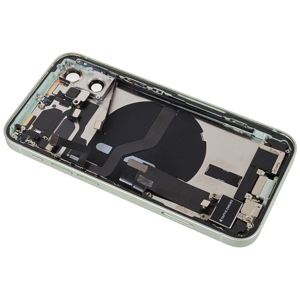 Carcasa Chasis Tapa Bateria + Piezas iPhone 12 Mini Verde