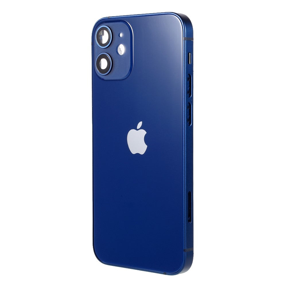 Chassis Housing Battery Cover + Parts iPhone 12 Mini Blue
