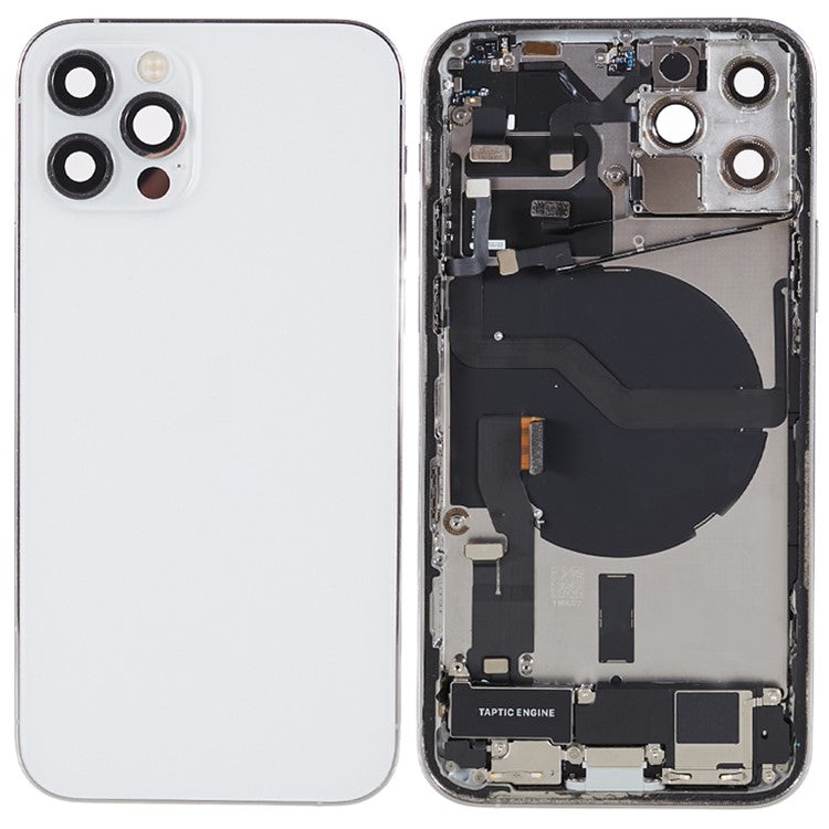 Carcasa Chasis Tapa Bateria + Piezas iPhone 12 Pro Blanco