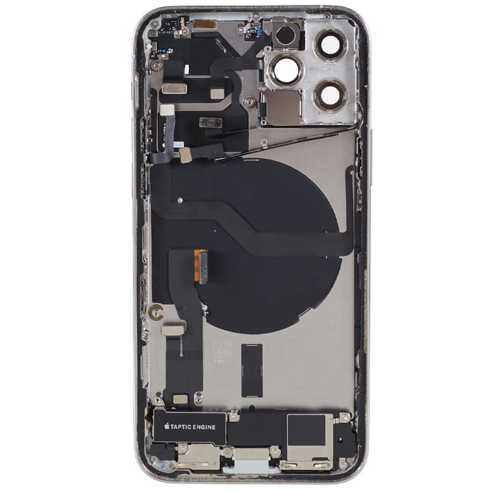 Chassis Housing Battery Cover + Parts iPhone 12 Pro White