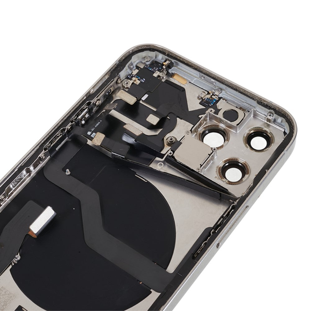 Carcasa Chasis Tapa Bateria + Piezas iPhone 12 Pro Blanco