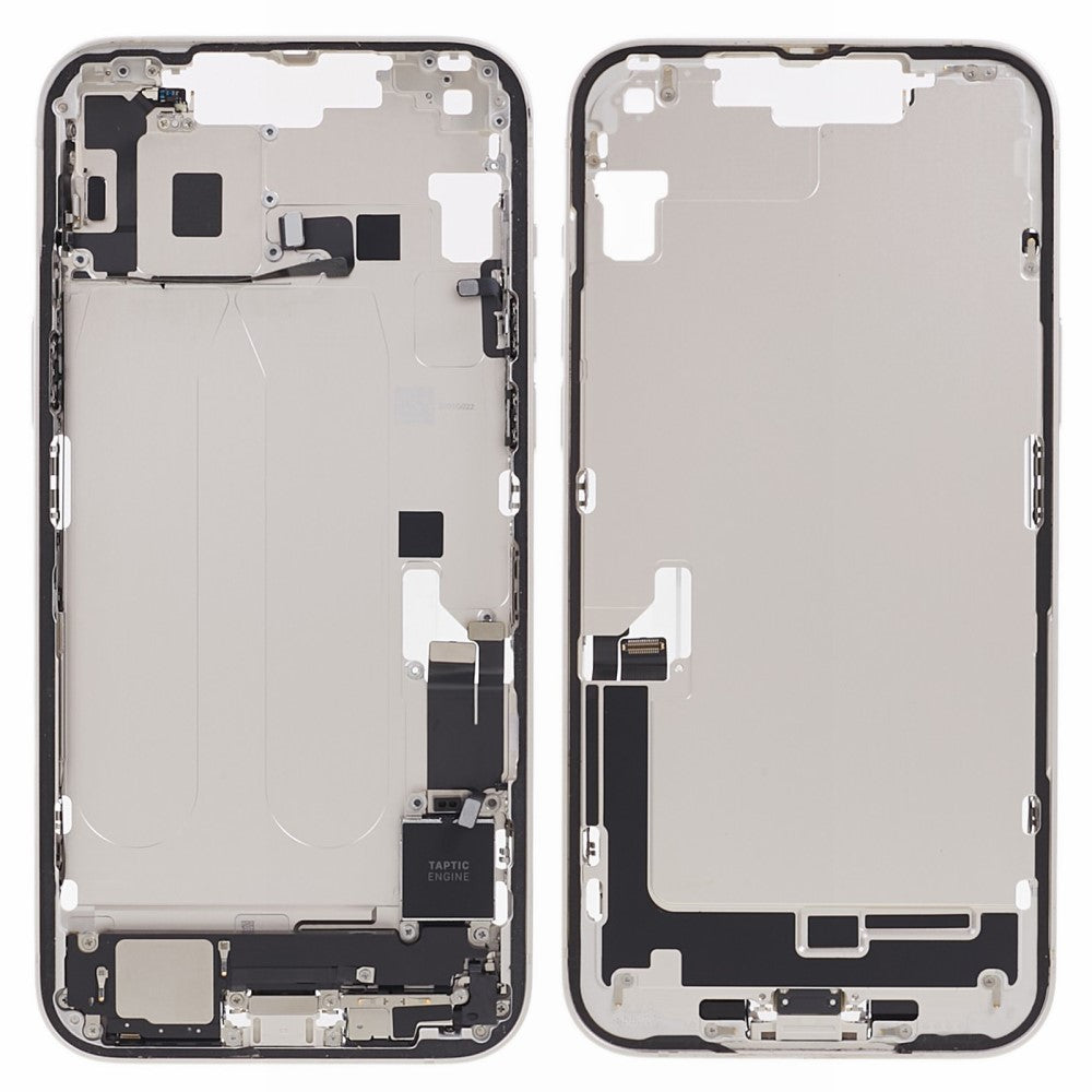 Chasis Marco Intermedio LCD + Piezas Internas iPhone 14 Plus Blanco
