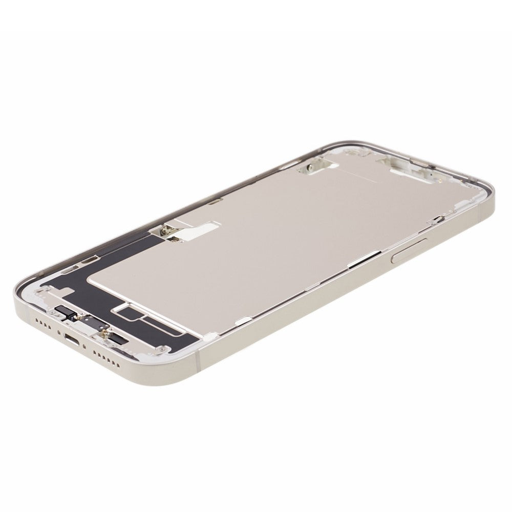 Chasis Marco Intermedio LCD + Piezas Internas iPhone 14 Plus Blanco
