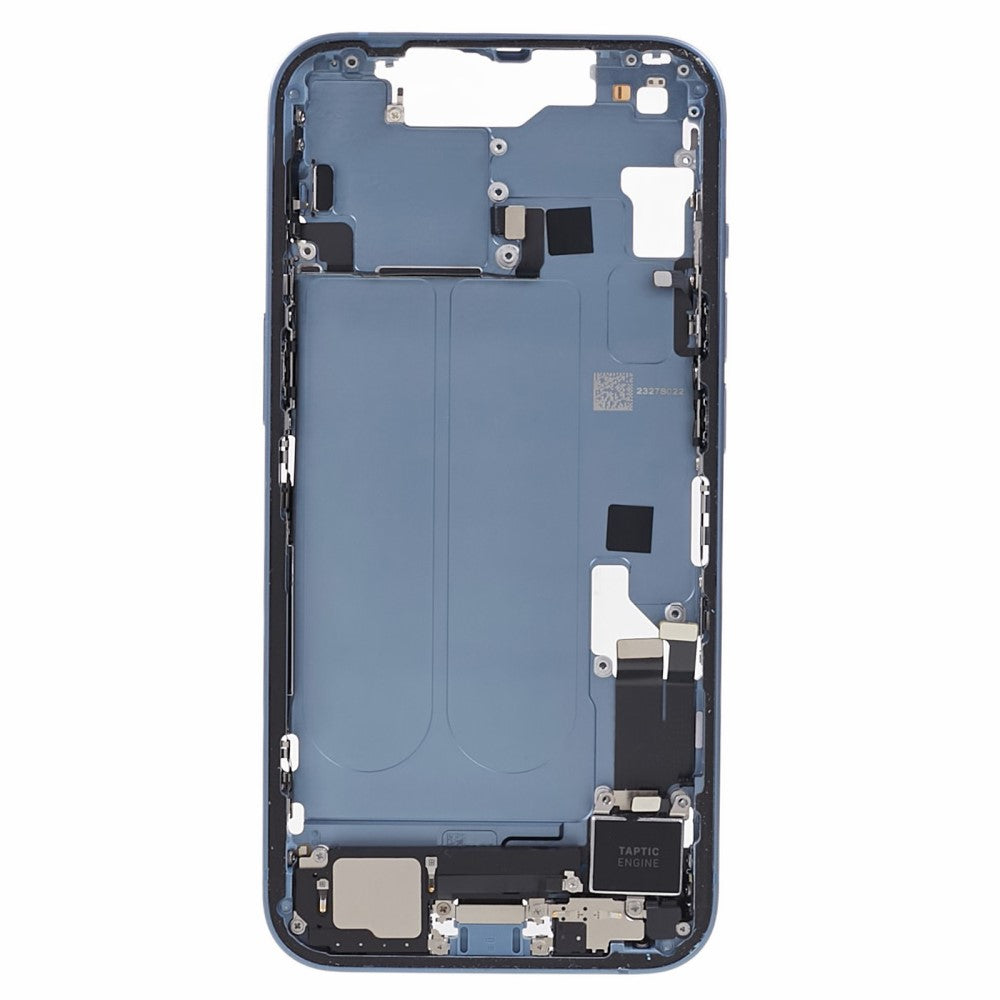 Châssis central LCD iPhone 14 Bleu