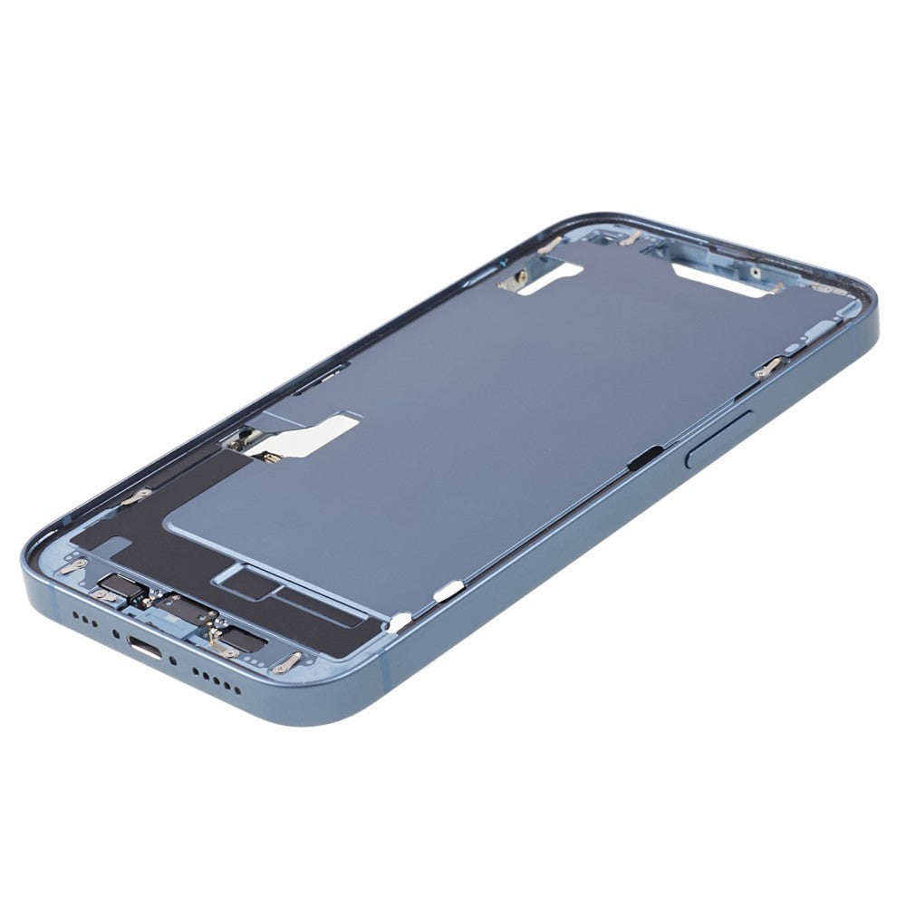 Chasis Marco Intermedio LCD iPhone 14 Azul