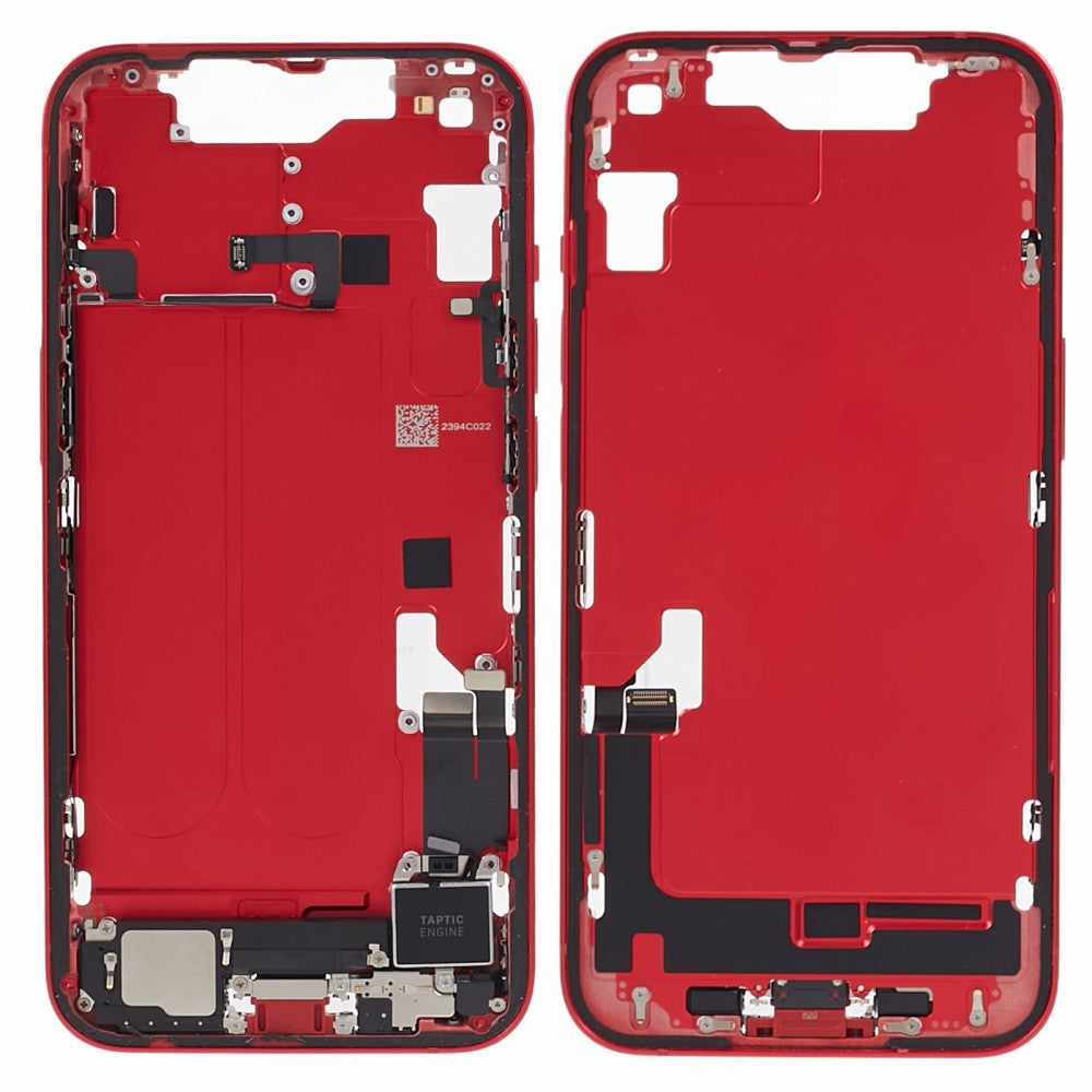 Châssis Intermédiaire LCD iPhone 14 Rouge