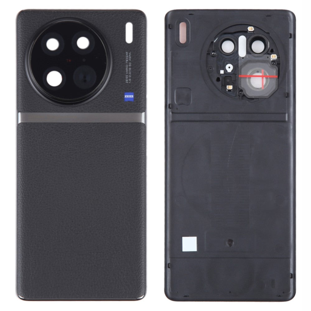Cache batterie Cache arrière Vivo X90 Pro 5G Noir