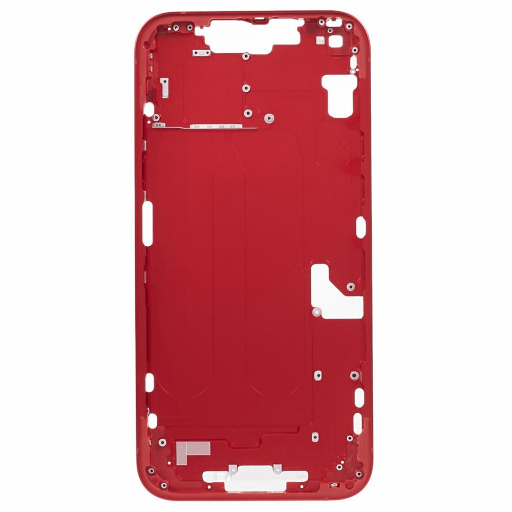 Chasis Marco Intermedio LCD iPhone 14 Plus Rojo
