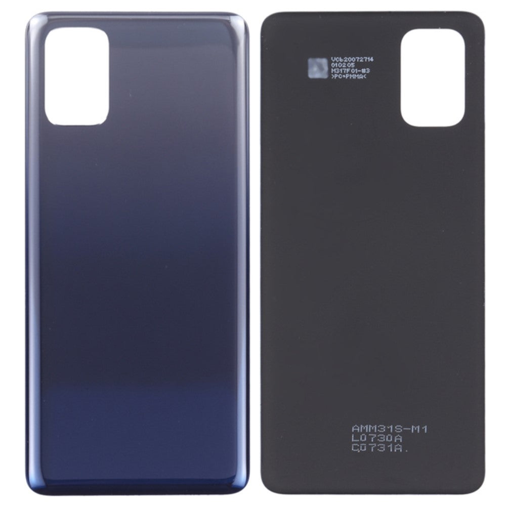 Cache batterie Cache arrière Samsung Galaxy M31s M317 Bleu