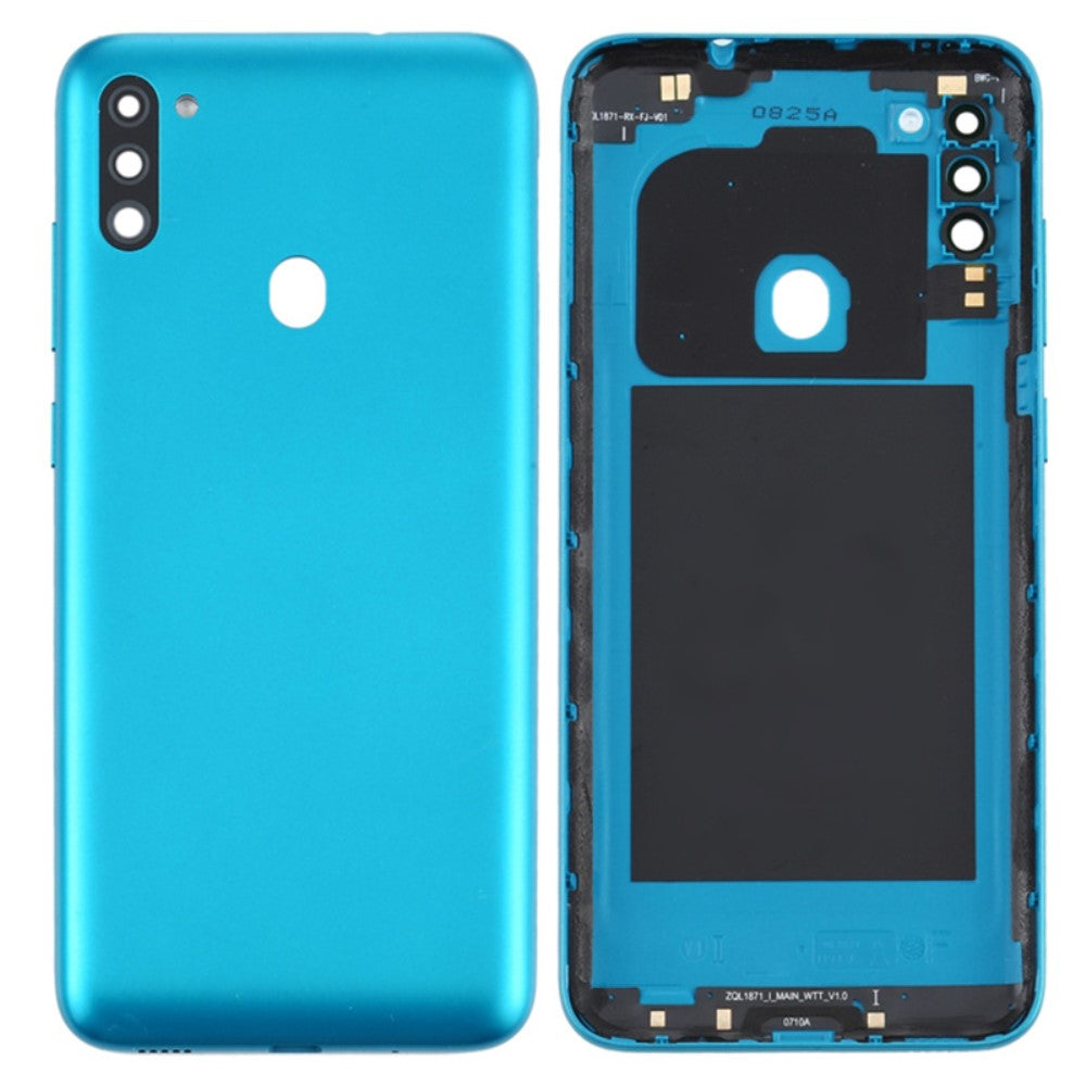 Cache batterie Cache arrière Samsung Galaxy M11 M115 Bleu