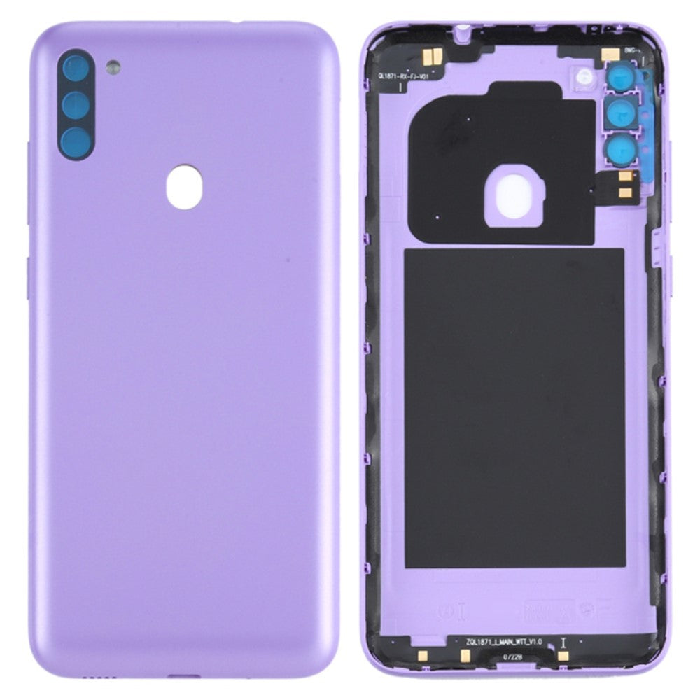 Cache batterie Cache arrière Samsung Galaxy M11 M115 Violet