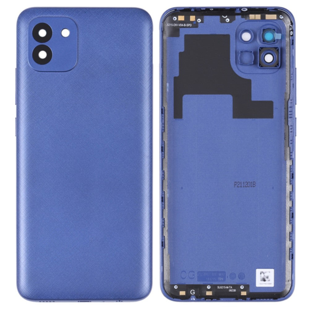 Tapa Bateria Back Cover Samsung Galaxy A03 A035 Azul