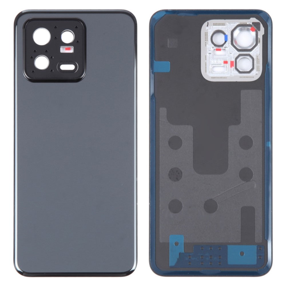 Cache Batterie Cache Arrière + Objectif Caméra Arrière Xiaomi 13 Noir