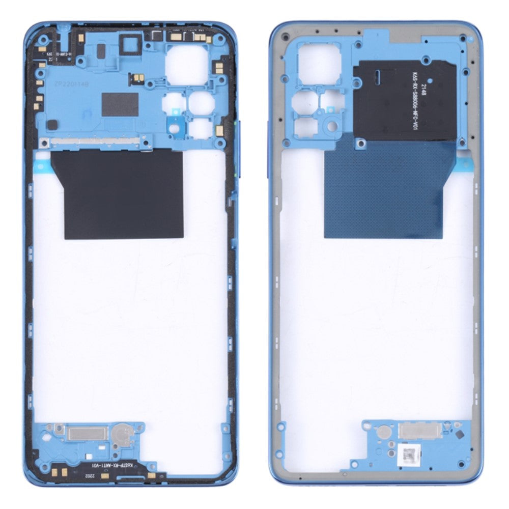 Chasis Carcasa Trasera Marco Xiaomi Poco X4 Pro 5G / Note 11E Pro 5G Azul Oscuro