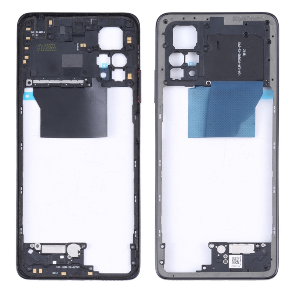 Châssis Cadre de Couverture Arrière Xiaomi Poco X4 Pro 5G / Note 11E Pro 5G Noir
