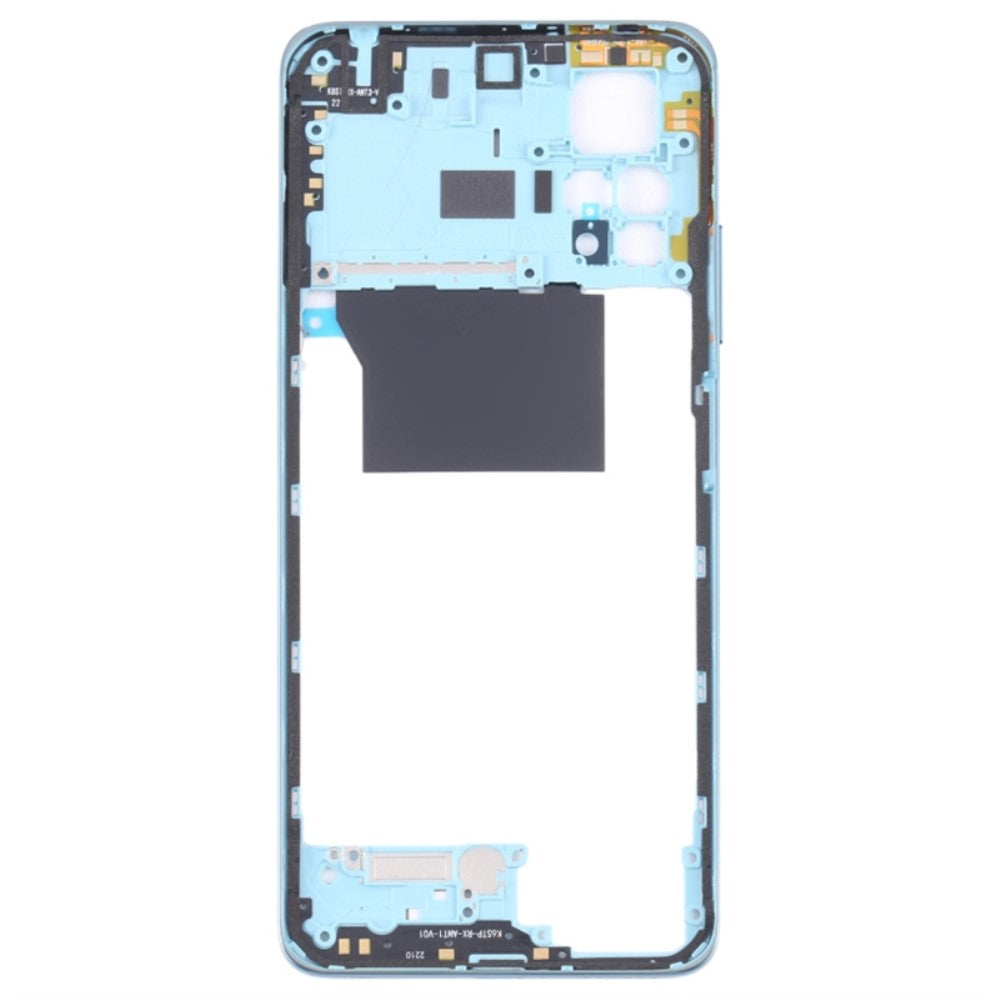 Chasis Carcasa Trasera Marco Xiaomi Poco X4 Pro 5G / Note 11E Pro 5G Azul